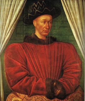 Jean Fouquet : NPortrait of Charles VII of France